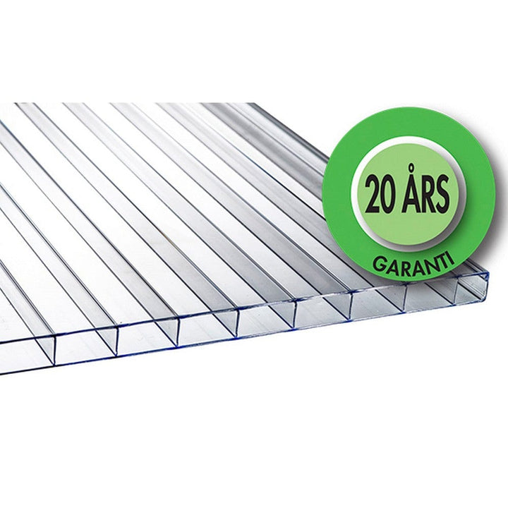 Rias Kanalplasttak Lux Klar 1200 16mm Komplett SKU EAN