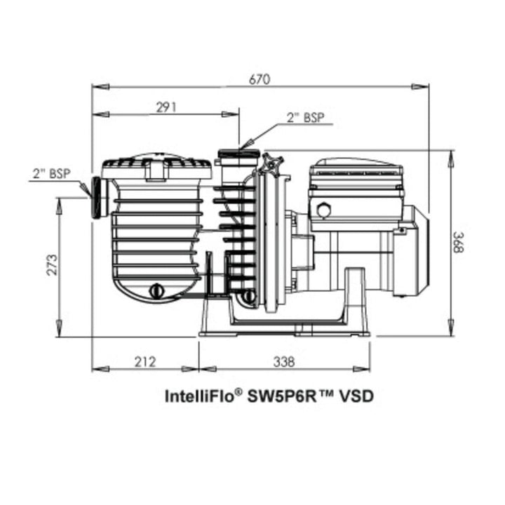 Sta-Rite Poolpump Intelliflo VSD SKU ALU-INTELIFLOSTARITEVSD EAN