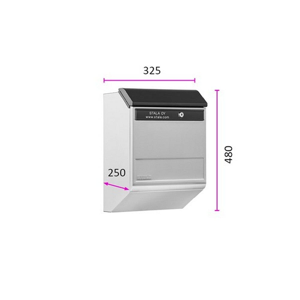 Stala Brevlåda Rostfritt stål Liten SKU STA-PL-3 EAN 6417791243006