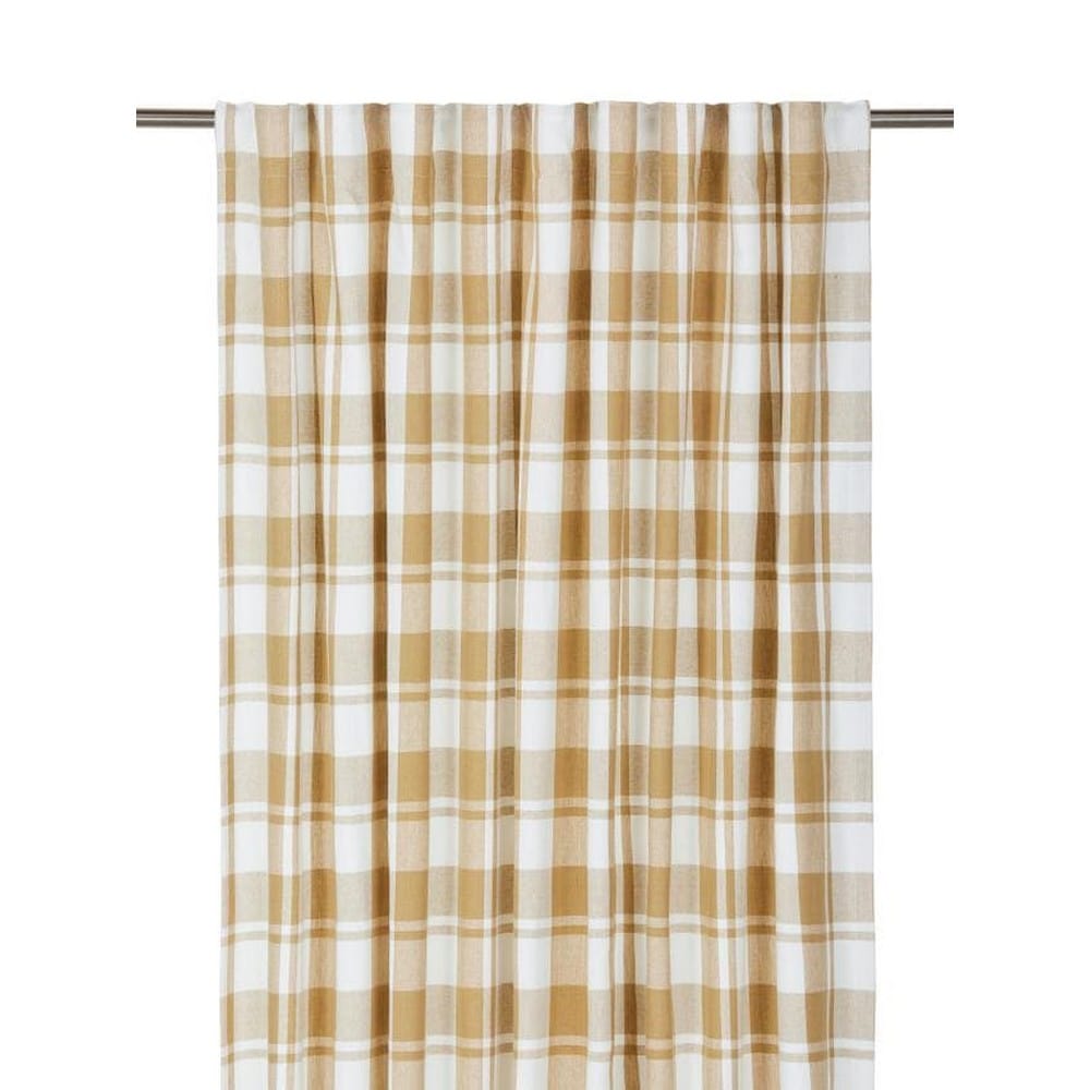 Svanefors Gardinlängd Edda 2-pack Mellanbrun / 140x280 cm SKU SVA-1292-20-062 EAN 7332623407939