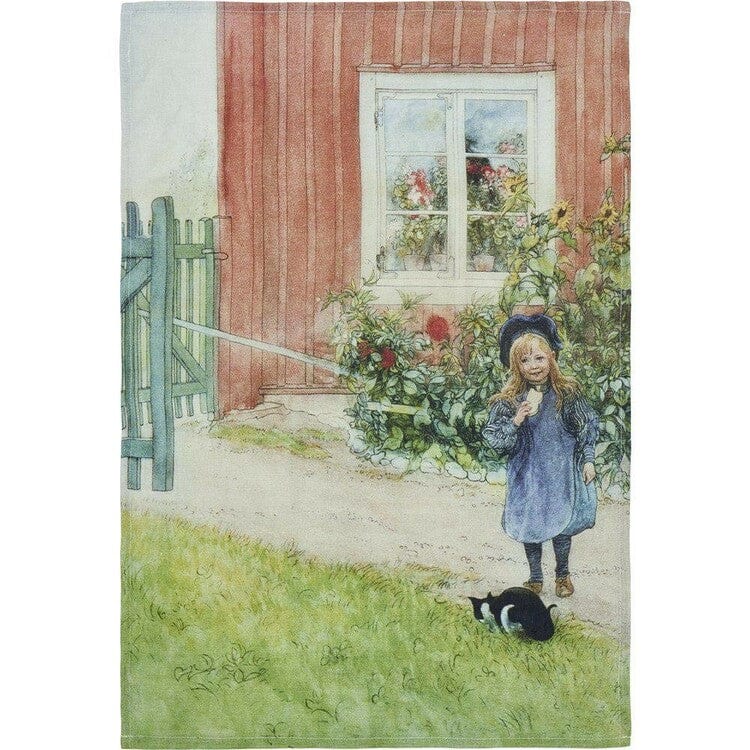 Svanefors Kökshandduk Brita Grön SKU SVA-1257-73-007 EAN 7332623404686