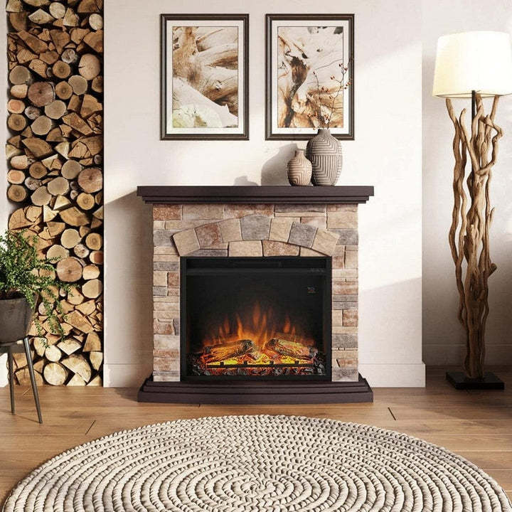 Tagu Elektrisk Kamin Tori Stone Cream SKU KAM-FM466-CR1 EAN 5949096089245