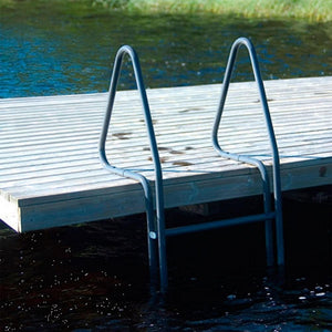 Varax Bryggstege 410 4-steg Grå SKU VAR-4780-9000 EAN 6417453004105