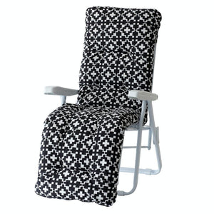 Varax Dyna till Trädgårdsstol Baden Svart/Vit SKU VAR-0328-051B EAN 6417624158828