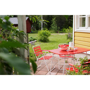 Varax Trädgårsbord Retro 403 Vit/Röd SKU VAR-4403-1000 EAN 6417624500689