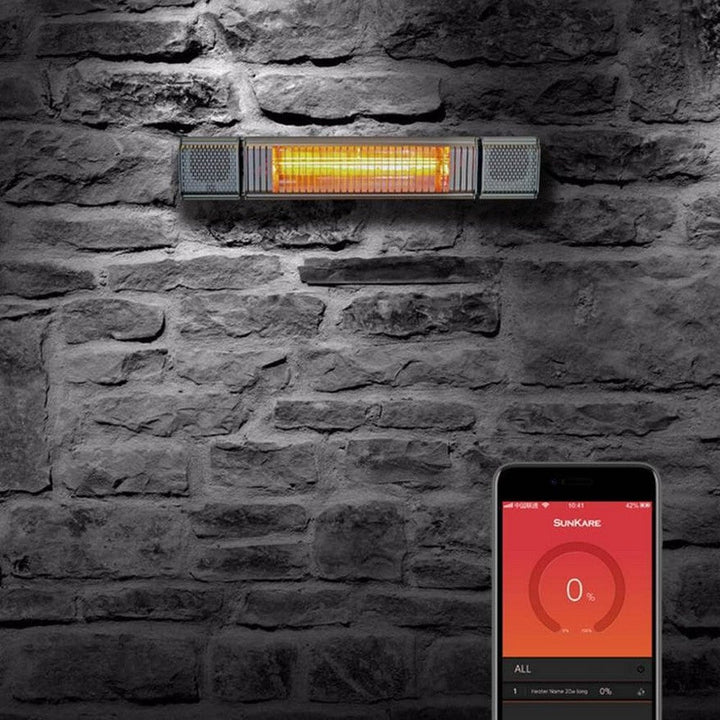 Veltron Infravärmare Premium Oval Heat&amp;Beat 2kW SKU VET-4744784010218 EAN 4744784010218