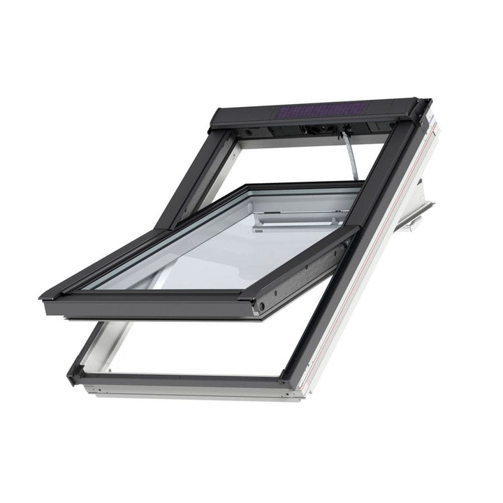 Velux Takfönster Pivåhängd Vitmålad Furu Integra Solar SKU EAN