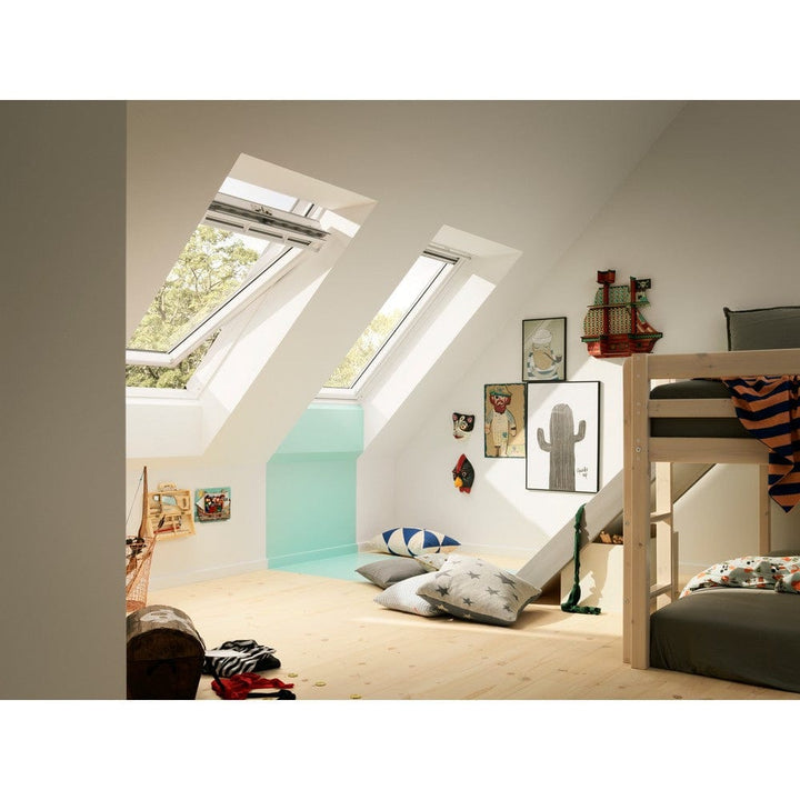 Velux Takfönster Pivåhängd Vitmålad Furu SKU EAN
