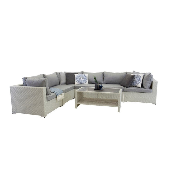 Venture Design Hörnsoffgrupp Amazon Vit SKU VEN-9140-010 EAN 7350107083431