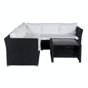 Venture Design Hörnsoffgrupp Haiti Svart/Vit SKU VEN-1541-238 EAN 7350118410400
