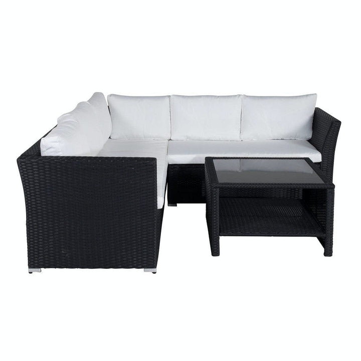 Venture Design Hörnsoffgrupp Haiti Svart/Vit SKU VEN-1541-238 EAN 7350118410400