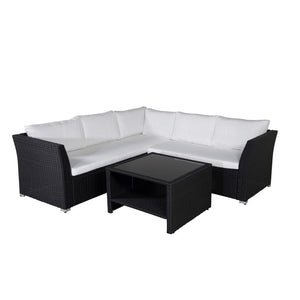 Venture Design Hörnsoffgrupp Haiti Svart/Vit SKU VEN-1541-238 EAN 7350118410400