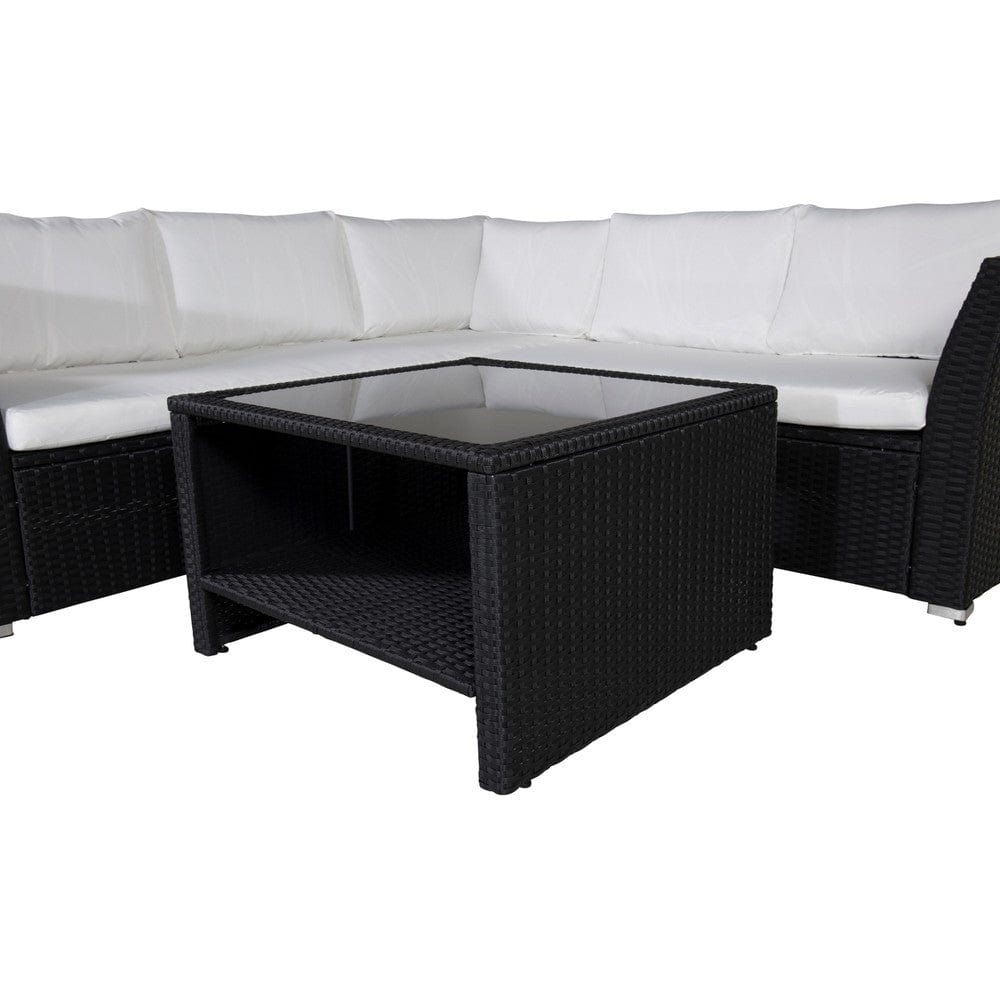 Venture Design Hörnsoffgrupp Haiti Svart/Vit SKU VEN-1541-238 EAN 7350118410400