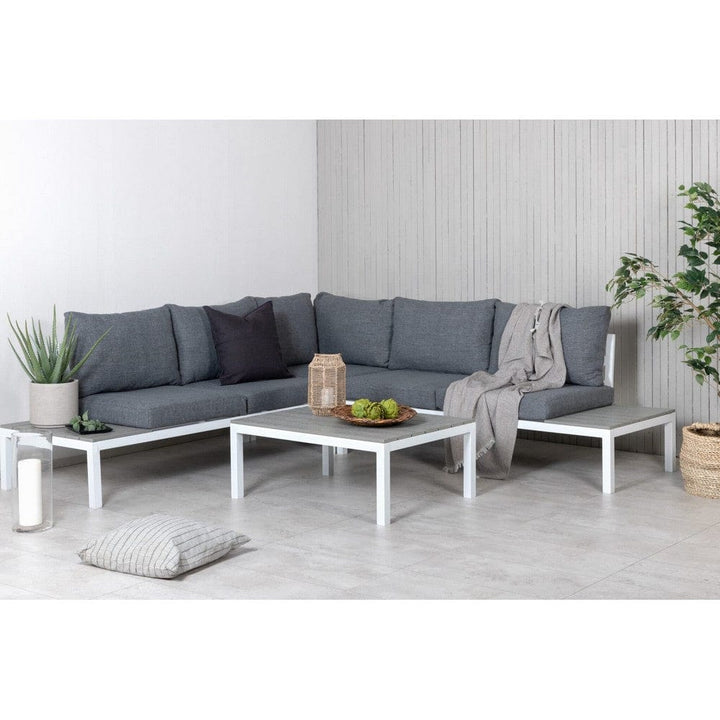 Venture Design Hörnsoffgrupp Odense Vit SKU VEN-1001-400 EAN 7350118410905