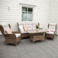 Venture Design Loungegrupp Washington Brun SKU VEN-8190-089 EAN 7350107081727
