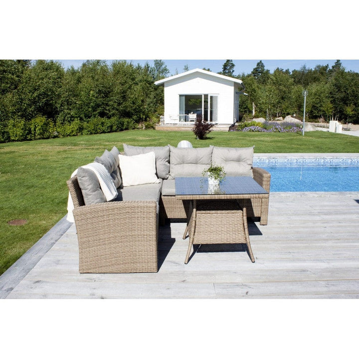 Venture Design Loungegrupp Watford Natur SKU VEN-7218-007 EAN 7350107083103
