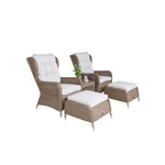 Venture Design Loungeset Washington Brun SKU VEN-8191-089 EAN 7350107081734