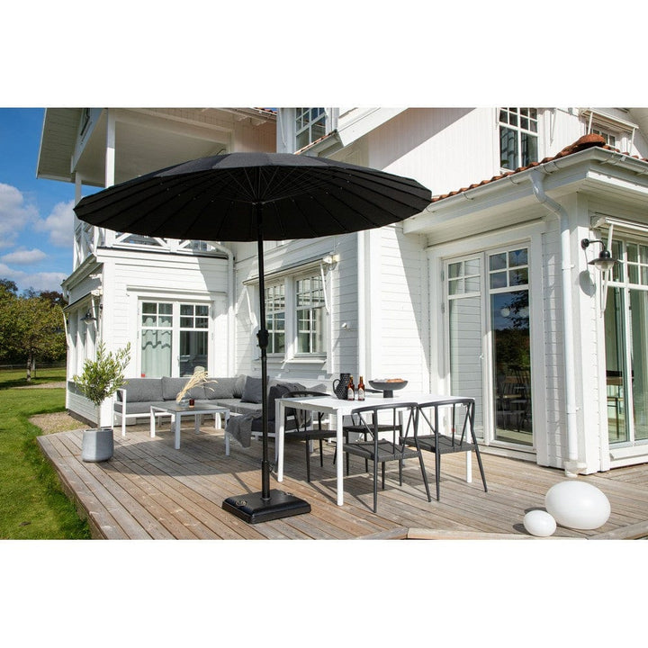 Venture Design Parasoll Palmetto med Tilt Svart SKU VEN-2094-488 EAN 7350133233107