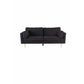 Venture Home 3-sitssoffa Boom Sammet Svart SKU VEN-18045-888 EAN 7350107087484