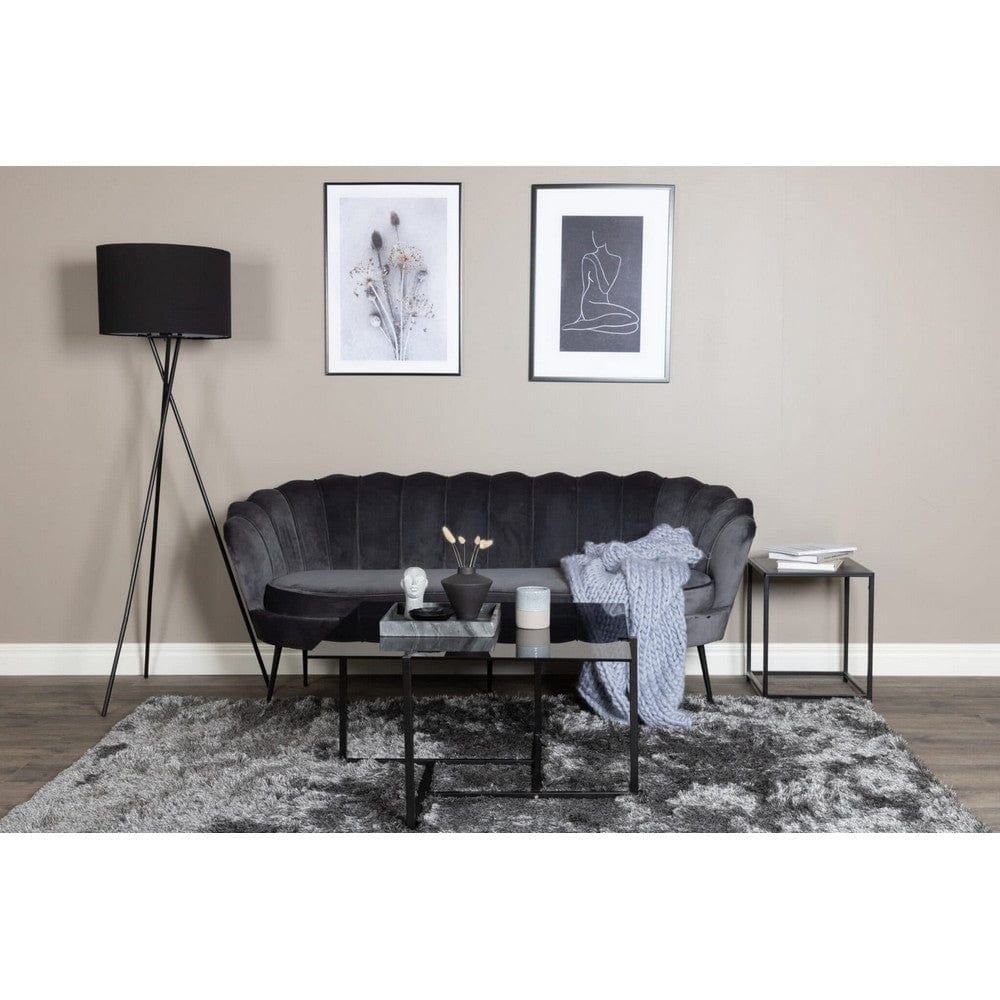 Venture Home 3-sitssoffa Calais Sammet SKU EAN