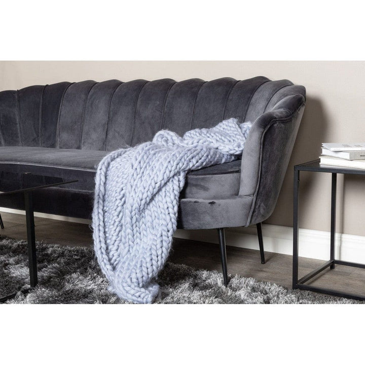 Venture Home 3-sitssoffa Calais Sammet SKU EAN