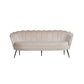 Venture Home 3-sitssoffa Calais Sammet Beige SKU VEN-15015-885 EAN 7350107089075
