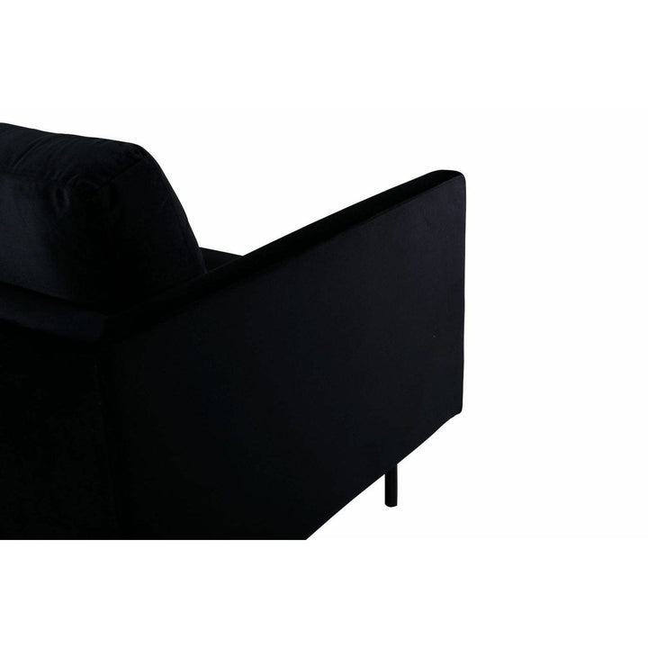 Venture Home 3-sitssoffa Zoom Svart Sammet SKU VEN-15556-888 EAN 7350118417829