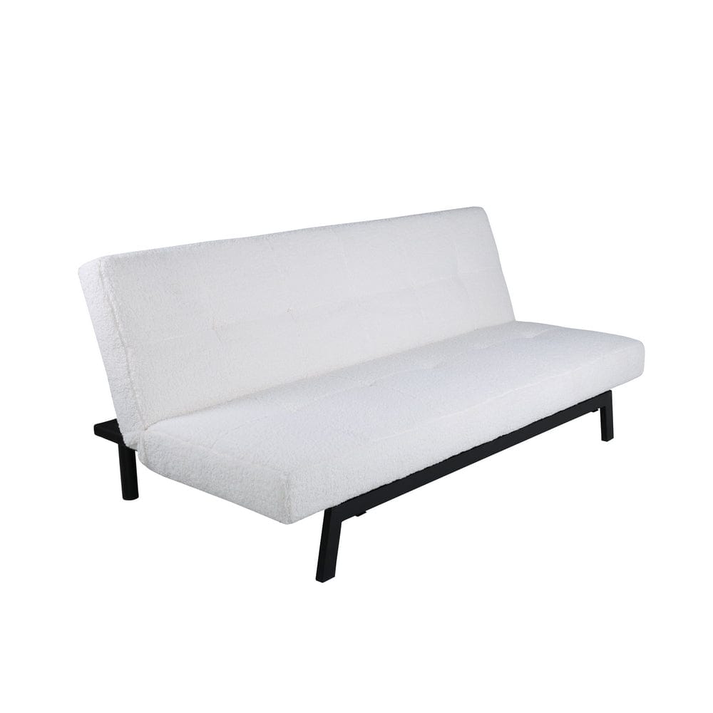 Venture Home Bäddsoffa Bodil Vit Teddy SKU VEN-15549-000 EAN 7350118417584