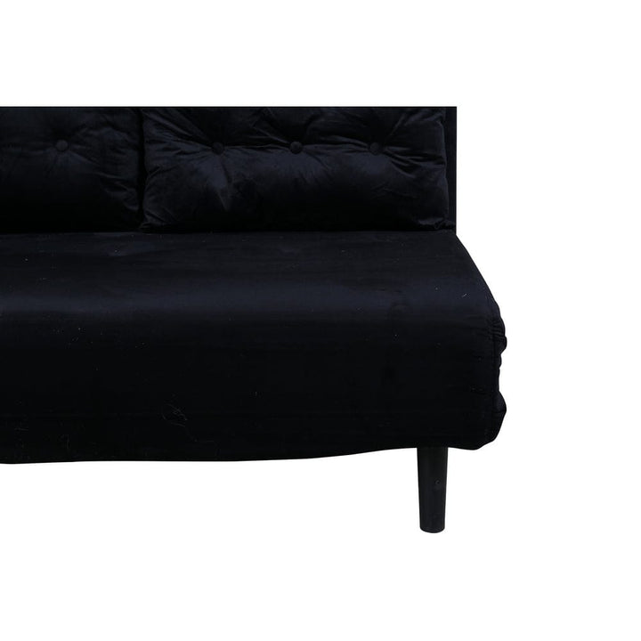 Venture Home Bäddsoffa Dubbel Vicky Svart Sammet – produktbild 4