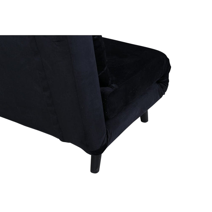 Venture Home Bäddsoffa Dubbel Vicky Svart Sammet – produktbild 5