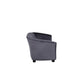 Venture Home Barnsoffa Måna Grå Sammet SKU VEN-15551-955 EAN 7350118417706