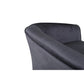 Venture Home Barnsoffa Måna Grå Sammet SKU VEN-15551-955 EAN 7350118417706