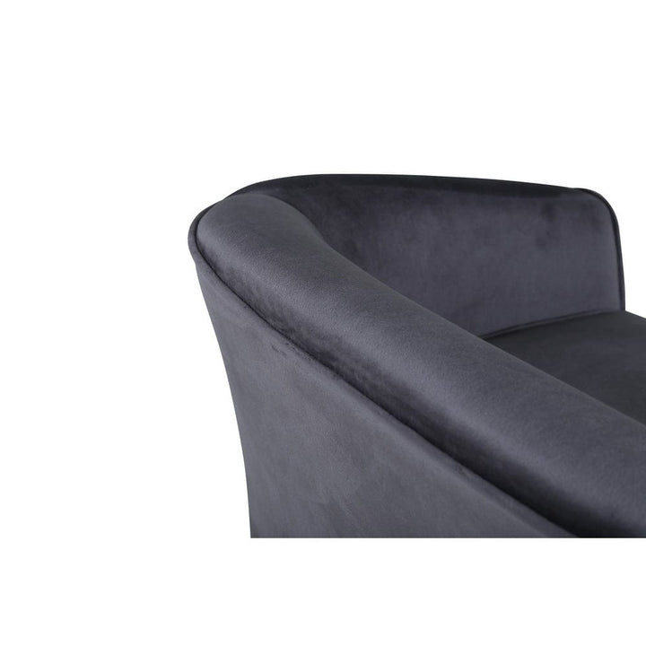 Venture Home Barnsoffa Måna Grå Sammet SKU VEN-15551-955 EAN 7350118417706
