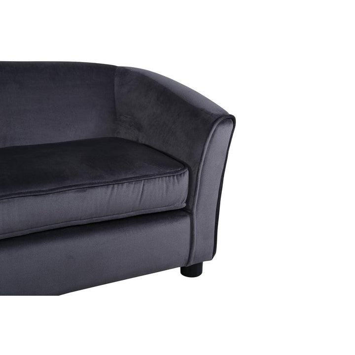 Venture Home Barnsoffa Måna Grå Sammet SKU VEN-15551-955 EAN 7350118417706