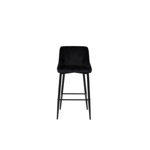 Venture Home Barstol Plaza Svart Velvet 2-pack SKU VEN-17704-888 EAN 7350107089525