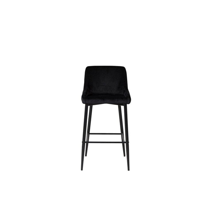 Venture Home Barstol Plaza Svart Velvet 2-pack SKU VEN-17704-888 EAN 7350107089525