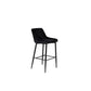 Venture Home Barstol Plaza Svart Velvet 2-pack SKU VEN-17704-888 EAN 7350107089525