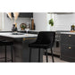 Venture Home Barstol Plaza Svart Velvet 2-pack SKU VEN-17704-888 EAN 7350107089525