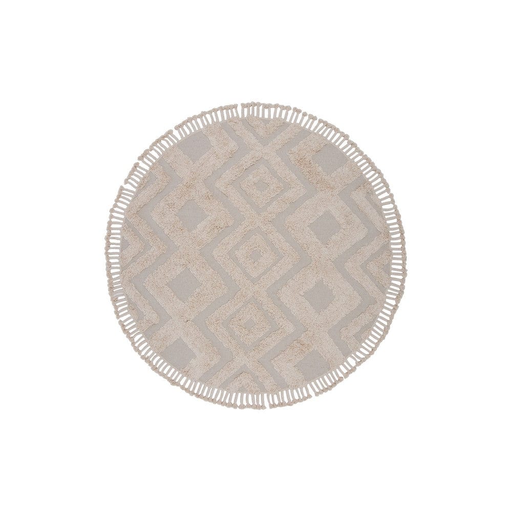 Venture Home Bomullsmatta Hilma Rund Beige SKU VEN-15999-557 EAN 7350118417447