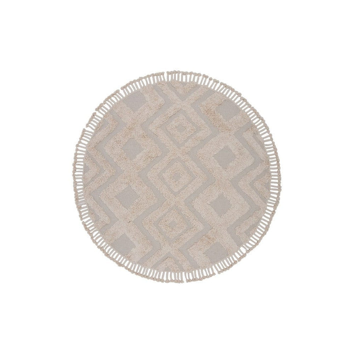 Venture Home Bomullsmatta Hilma Rund Beige SKU VEN-15999-557 EAN 7350118417447