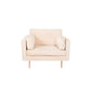 Venture Home Fåtölj Boom Sammet Beige SKU VEN-18046-980 EAN 7350107087446