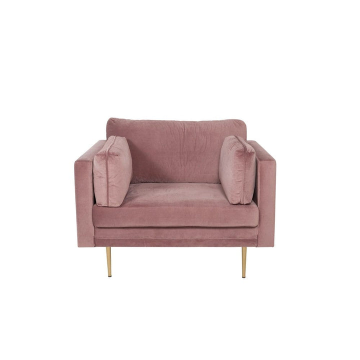 Venture Home Fåtölj Boom Sammet Rosa SKU VEN-18046-989 EAN 7350107087453