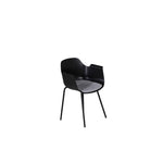 Venture Home Karmstol Comfort Plastic 2-pack Svart SKU VEN-15350-888 EAN 7350118410110