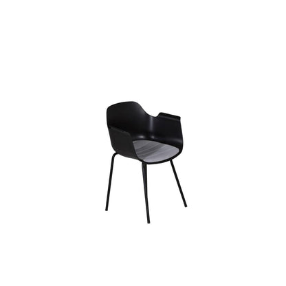 Venture Home Karmstol Comfort Plastic 2-pack Svart SKU VEN-15350-888 EAN 7350118410110