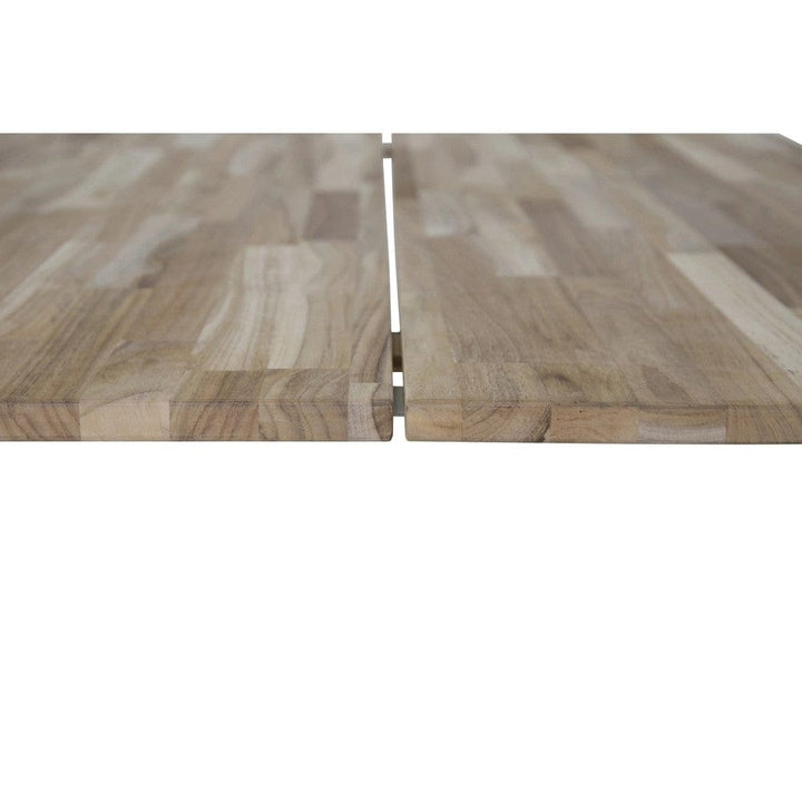 Venture Home Cirebon matbord – vit metall och teak