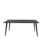 Venture Home Matbord Dipp 180x90 cm Svart SKU VEN-18102-888 EAN 7350107089150