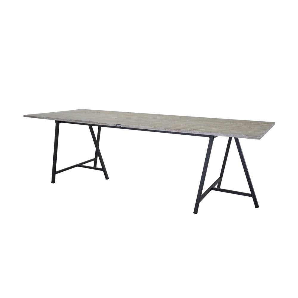 Venture Home Jepara matbord i teak och svart metall 250×100 cm