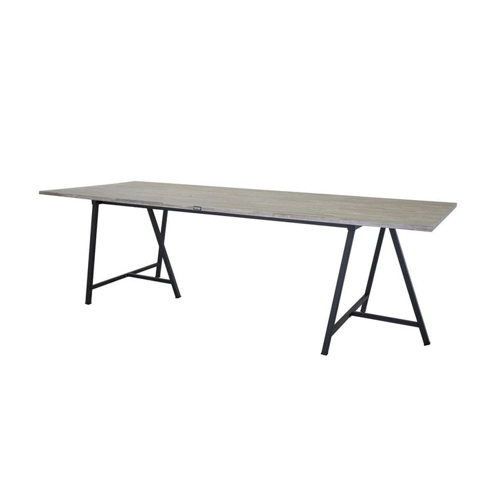 Venture Home Jepara matbord i teak och svart metall 250×100 cm