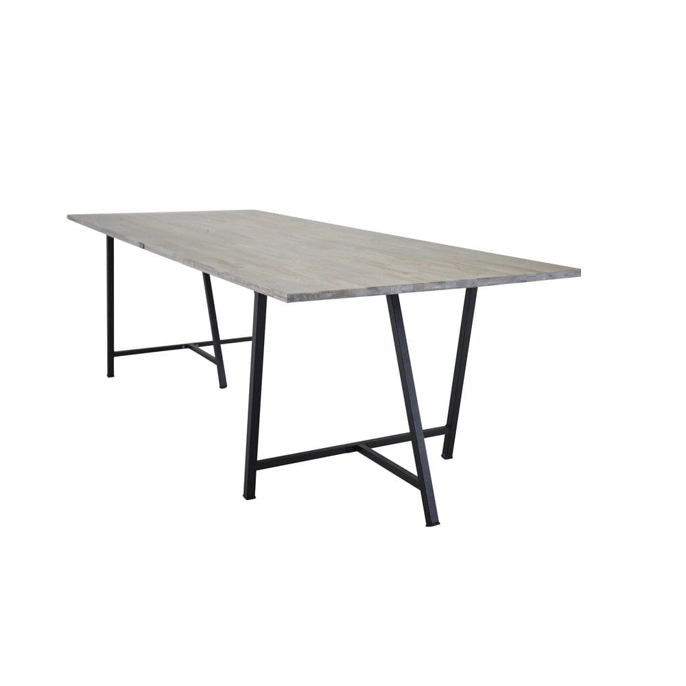 Venture Home Jepara matbord – teakskiva och metallunderrede