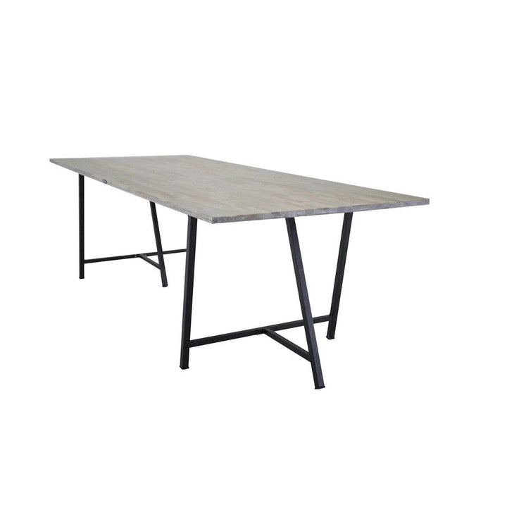Venture Home Jepara matbord – teakskiva och metallunderrede